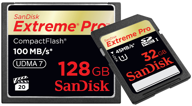 SanDisk Extreme Pro CF SDHC UHS-I