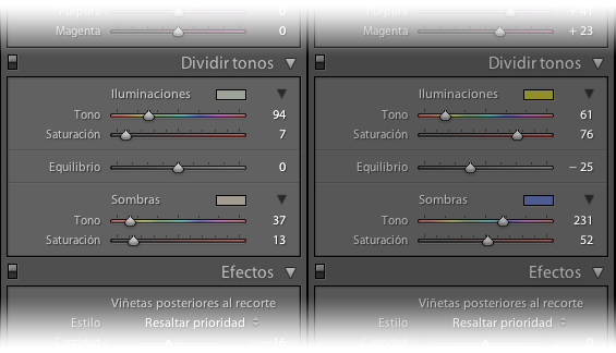 Lightroom retoque fugas de luz vintage light leak